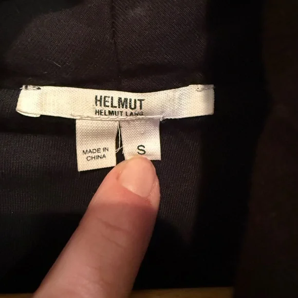 Helmut Lang Black Asymmetrical Drape Front Moto Jacket - Picture 6 of 8